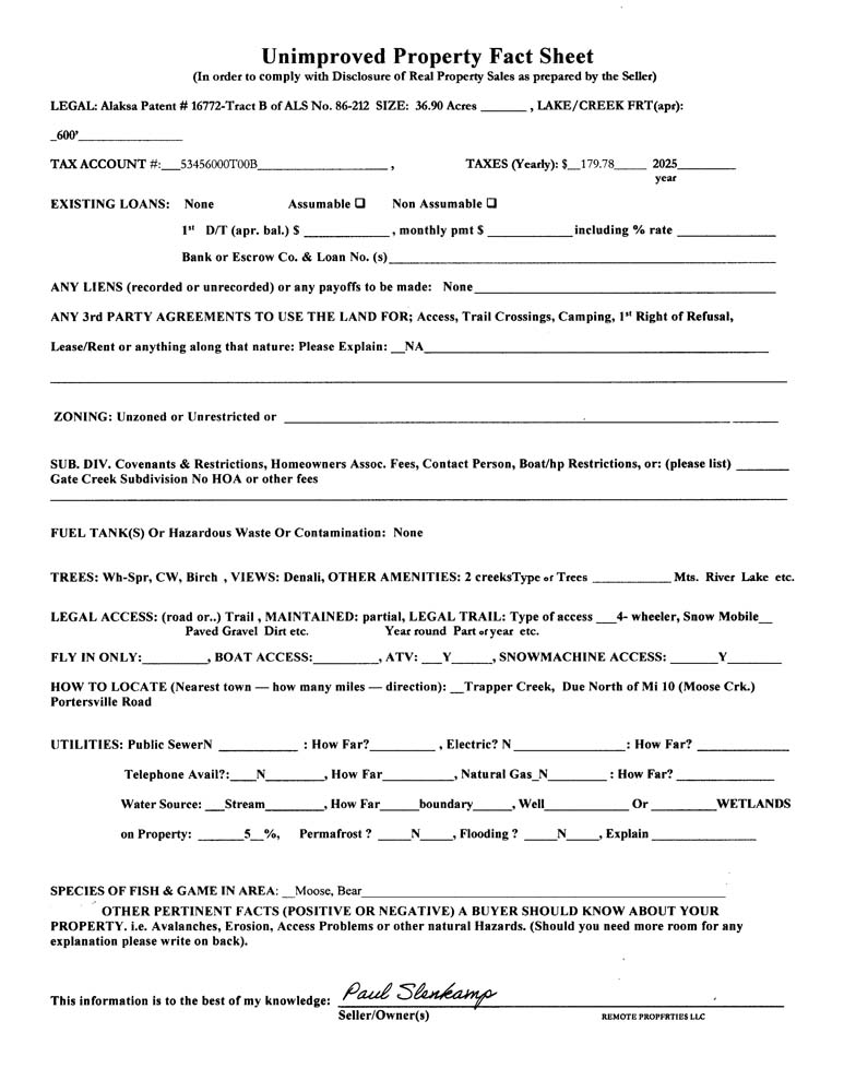 information